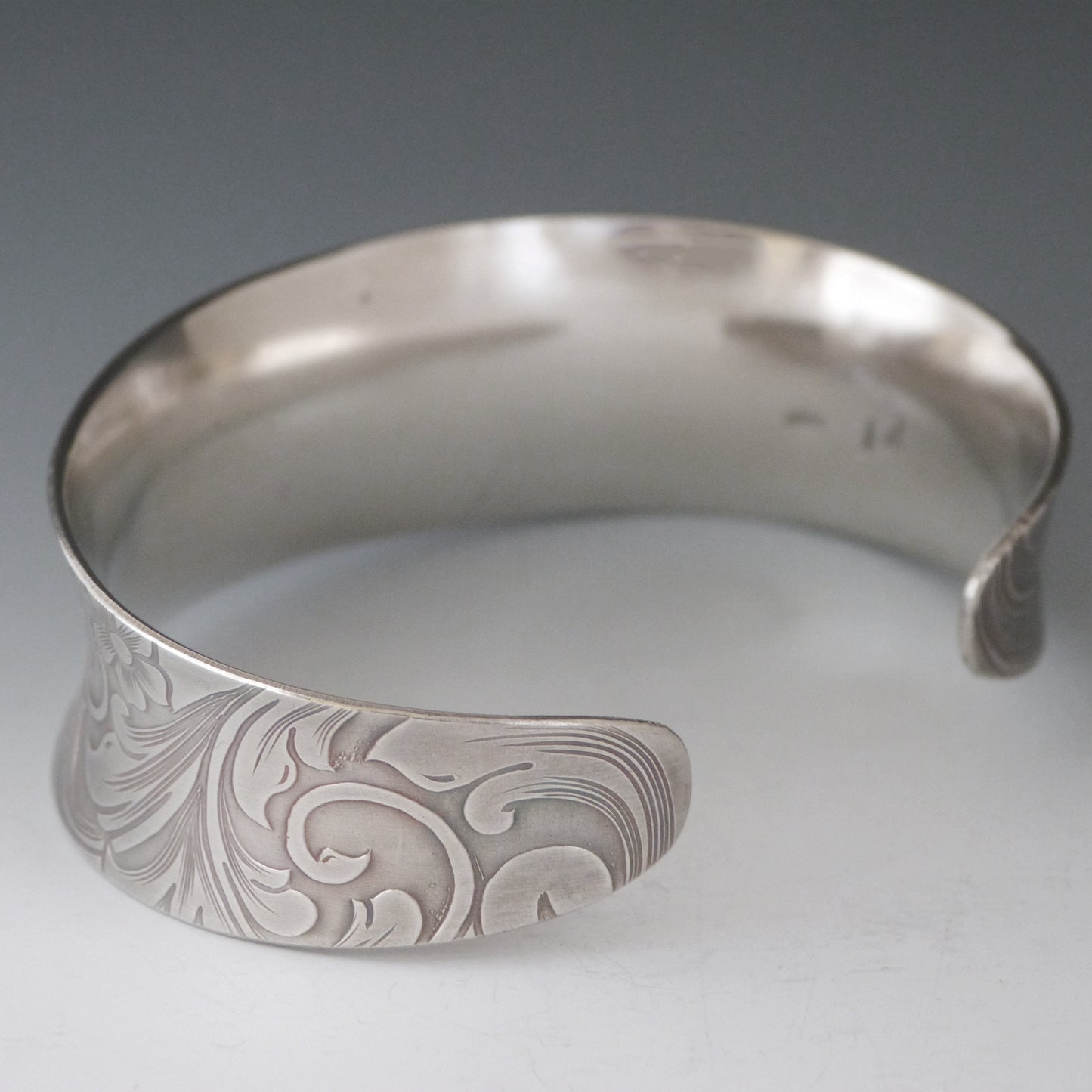 Engraved Floral Cuff