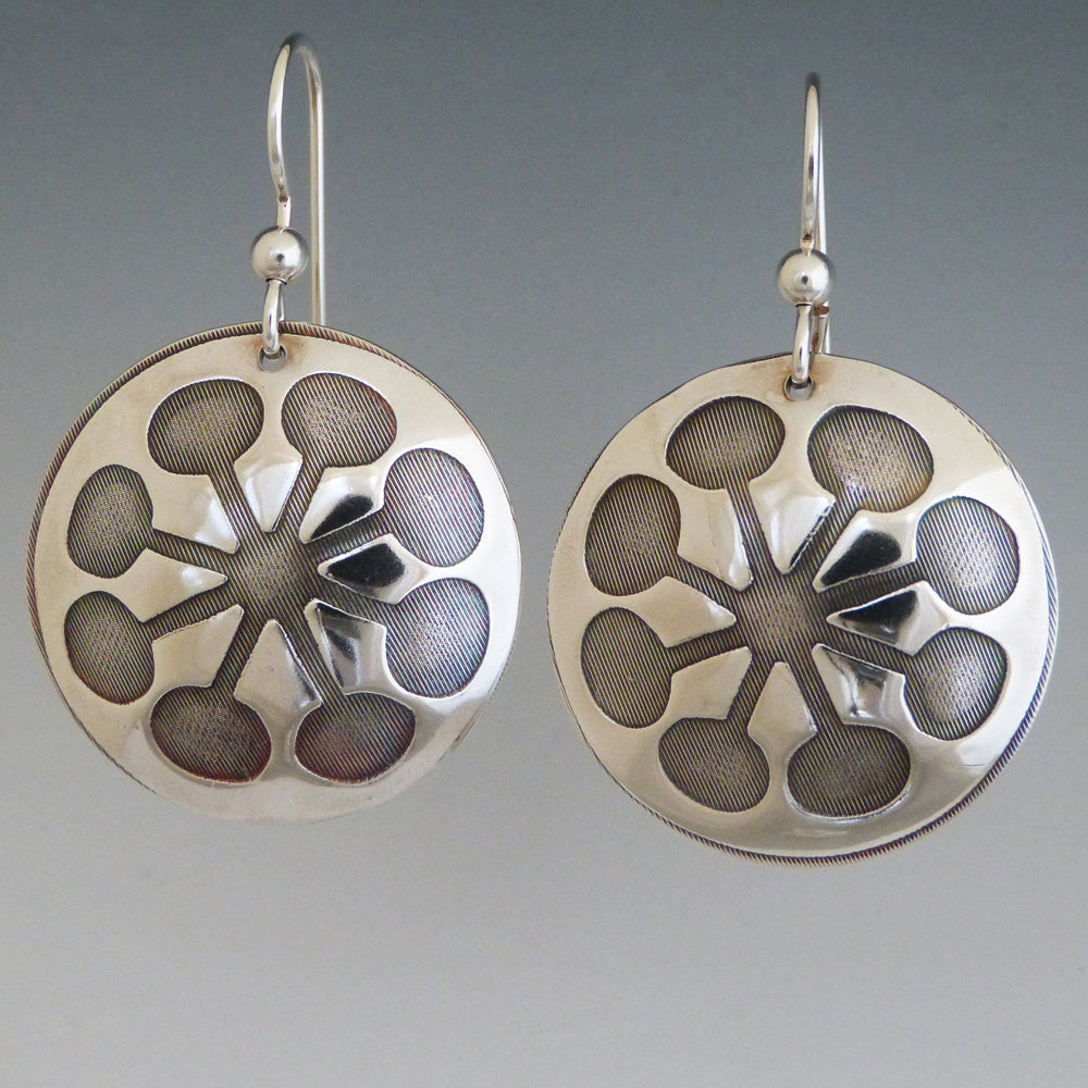 Groovy Silver Earrings