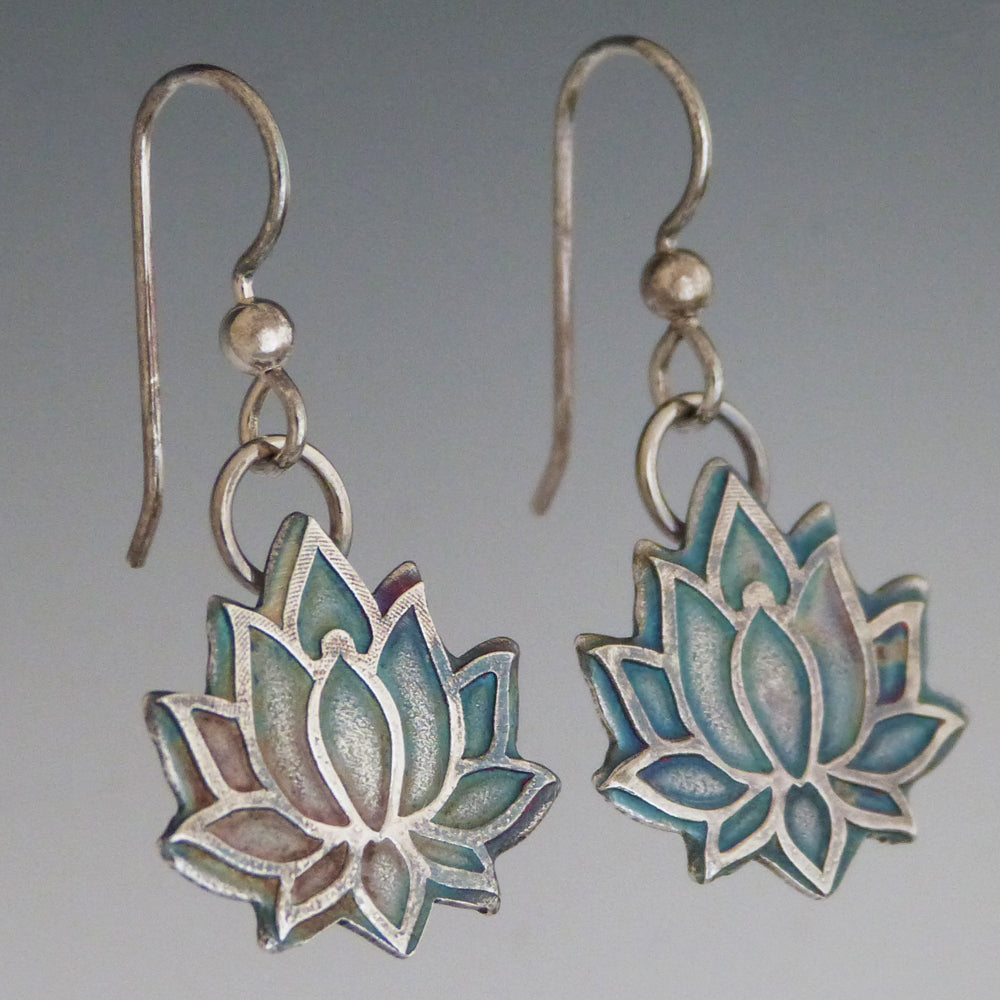 Lotus Flower Earrings