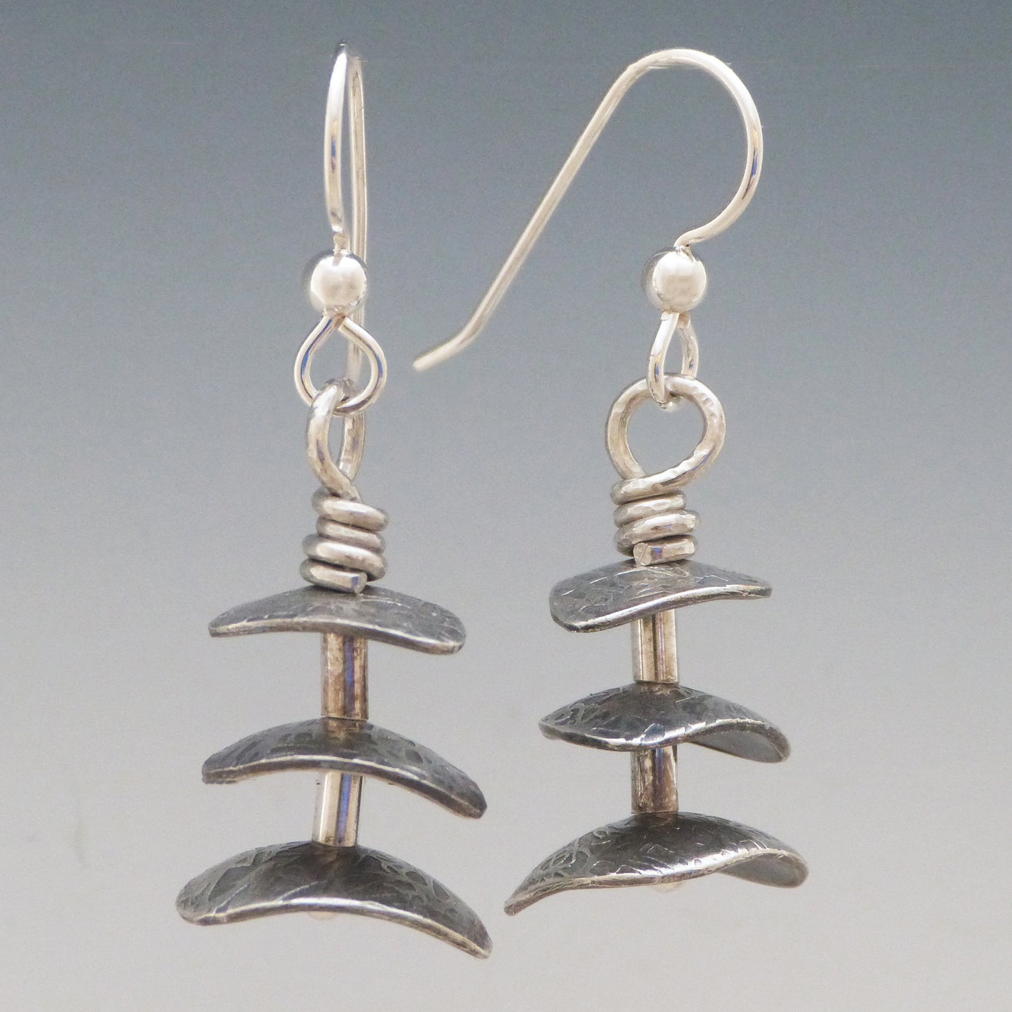 Stacked Rock Cairn Earrings