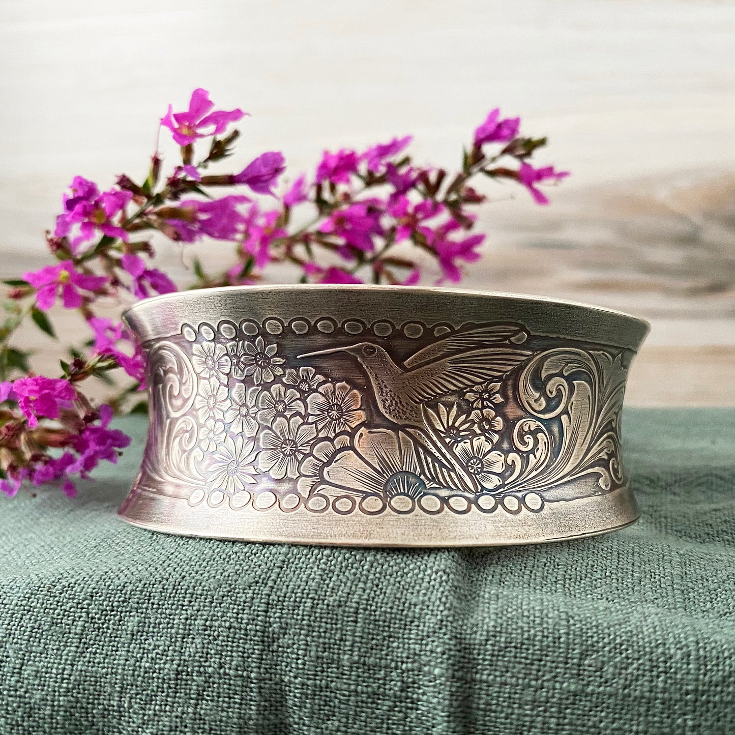 Hummingbird Anticlastic Cuff