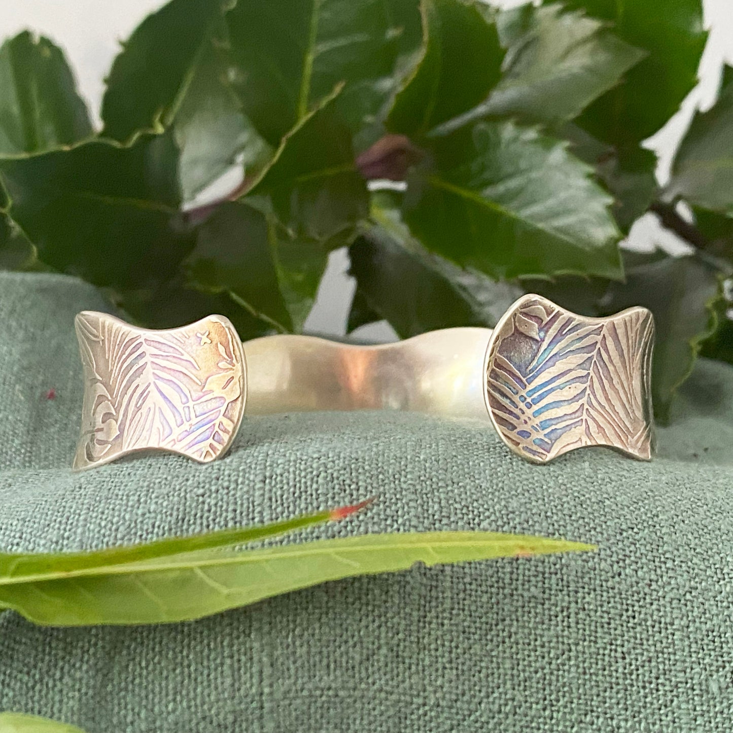 Tropical Wavy Anticlastic Cuff