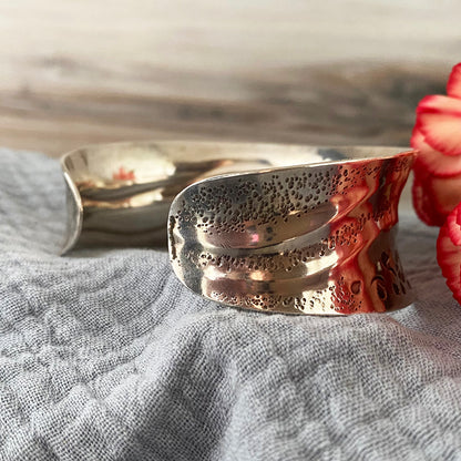 Stamped Floral Cuff