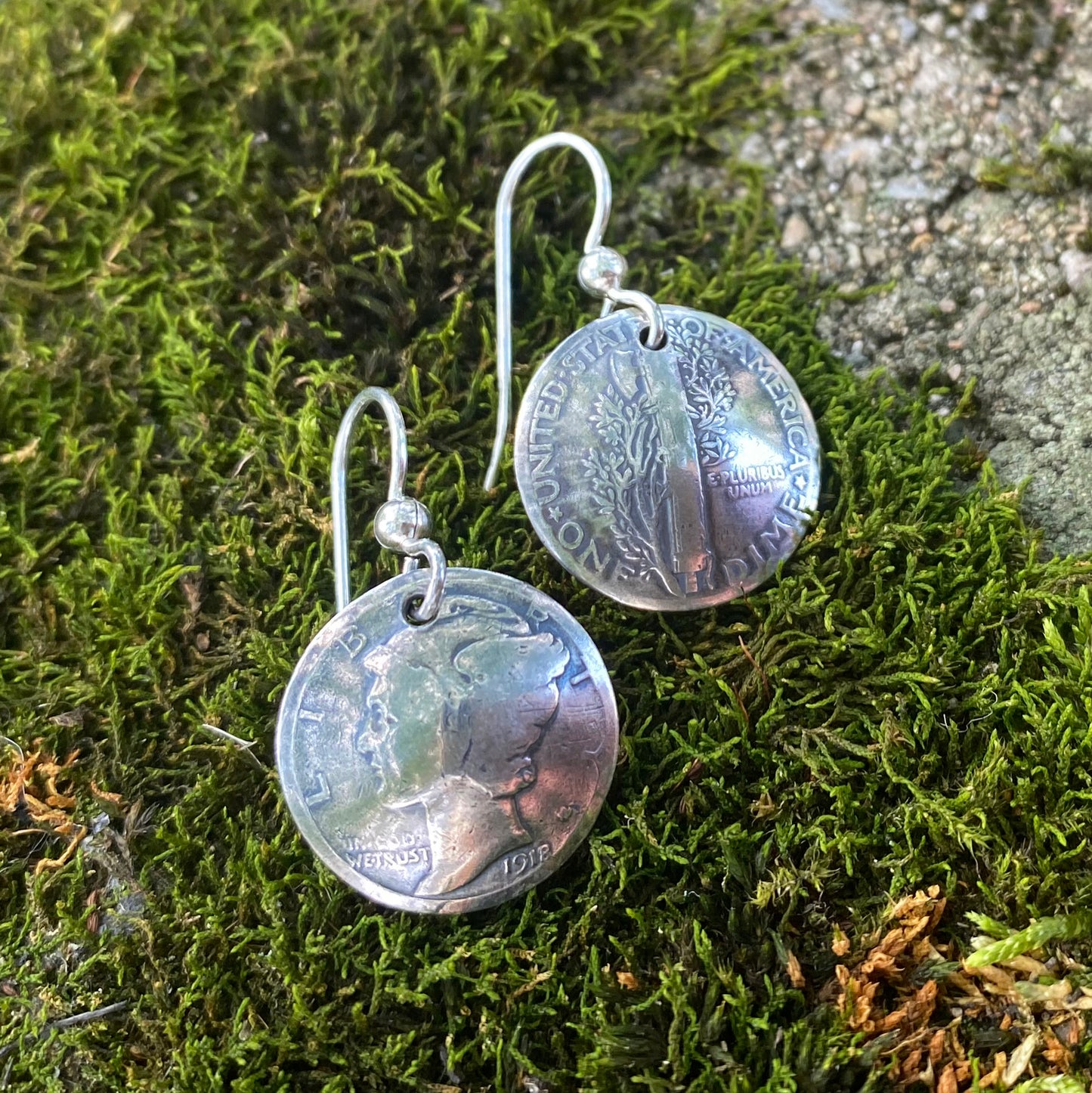 Mercury Dime Earrings