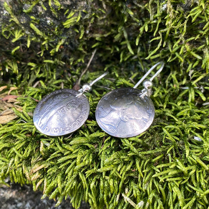 Mercury Dime Earrings