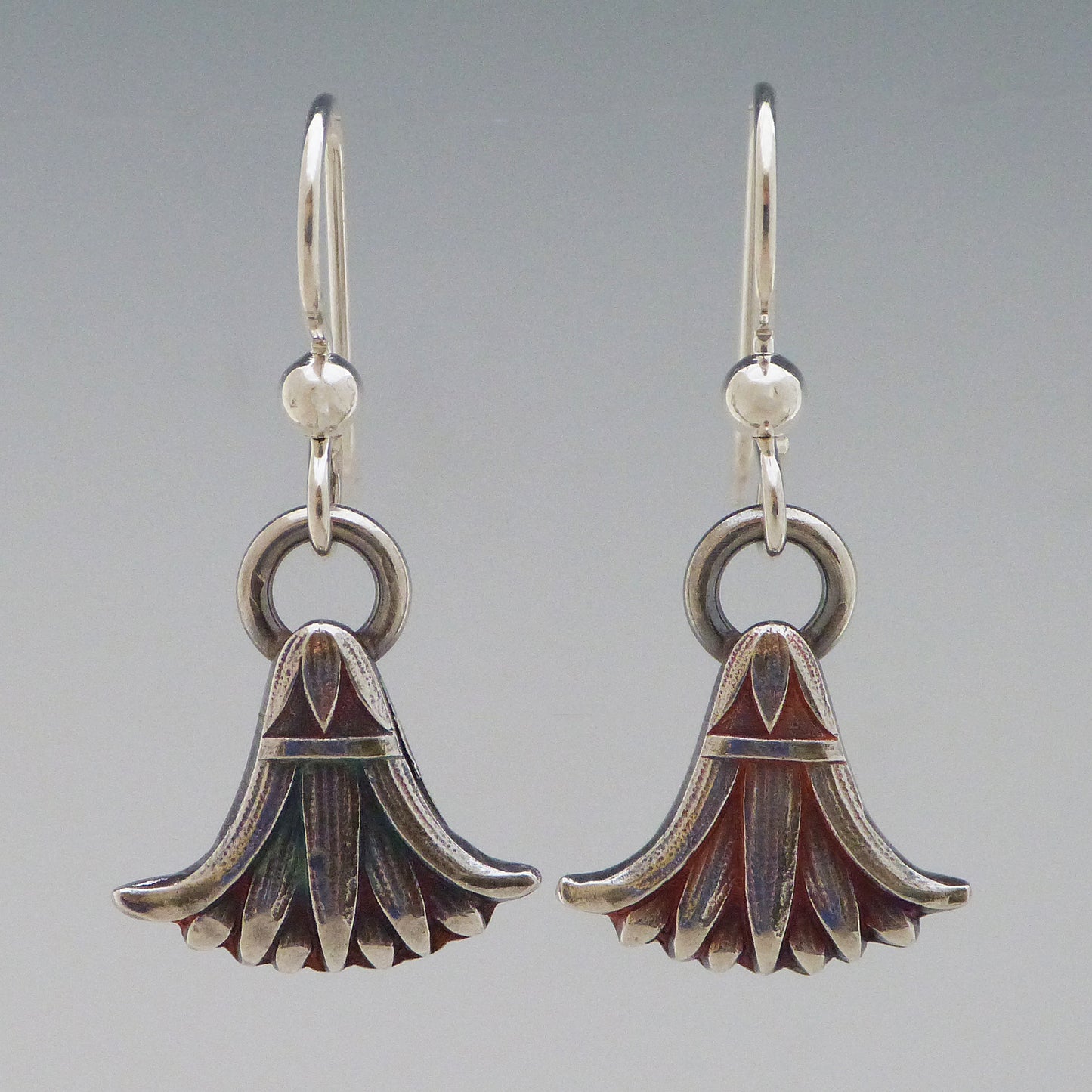 Antique Egyptian Lotus Earrings