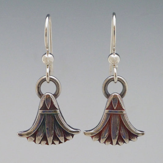 Antique Egyptian Lotus Earrings