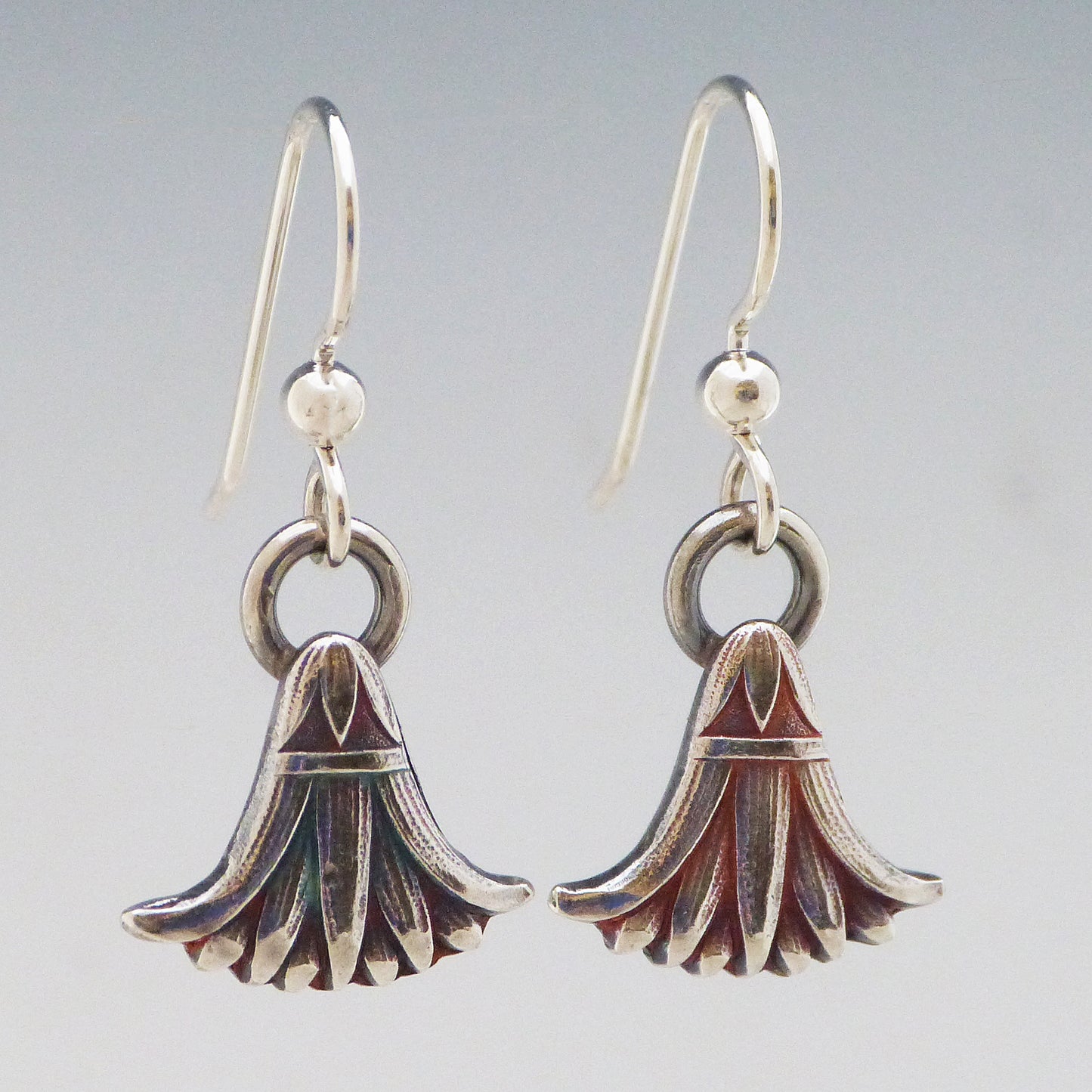 Antique Egyptian Lotus Earrings