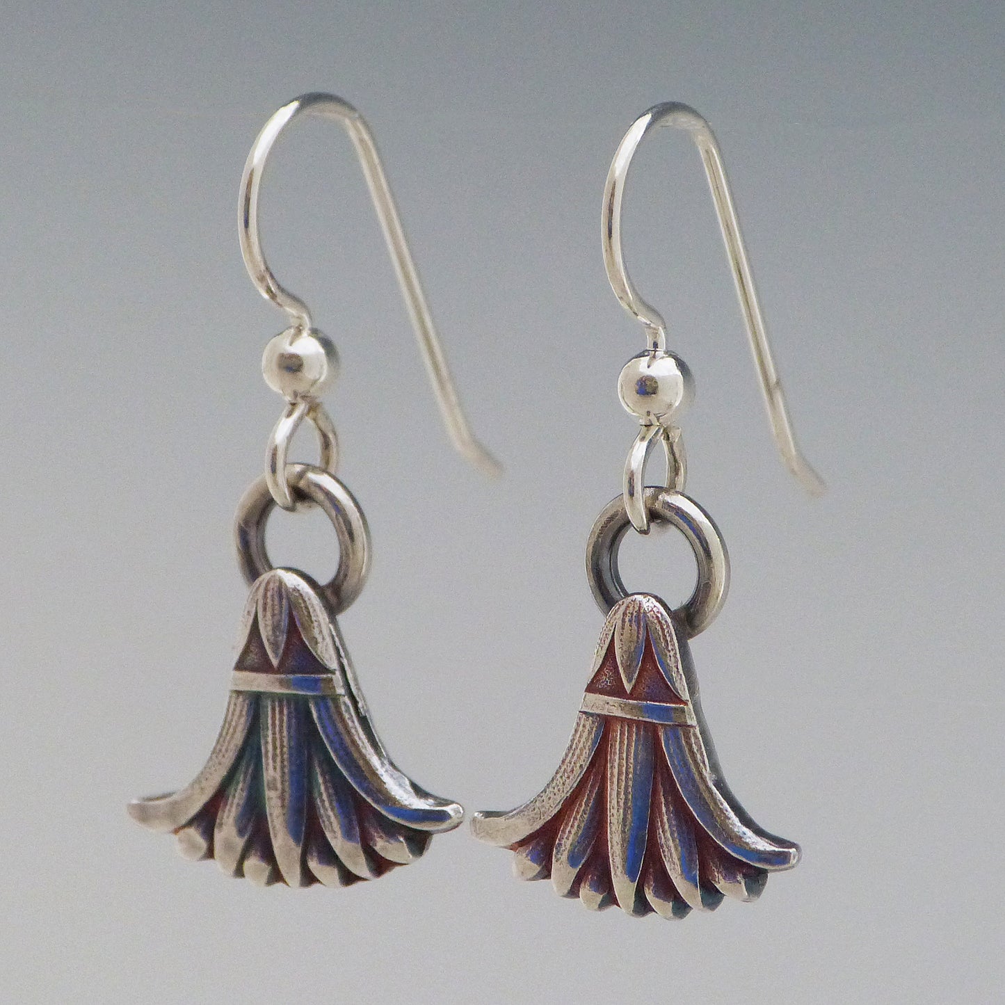 Antique Egyptian Lotus Earrings