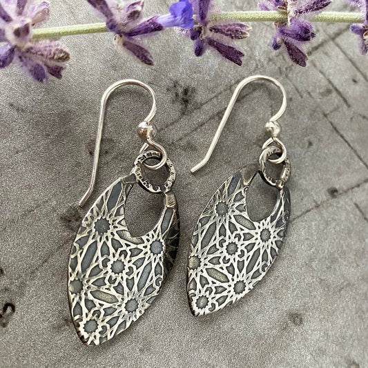 Floral Teardrop Earrings