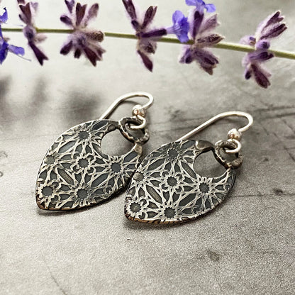 Floral Teardrop Earrings