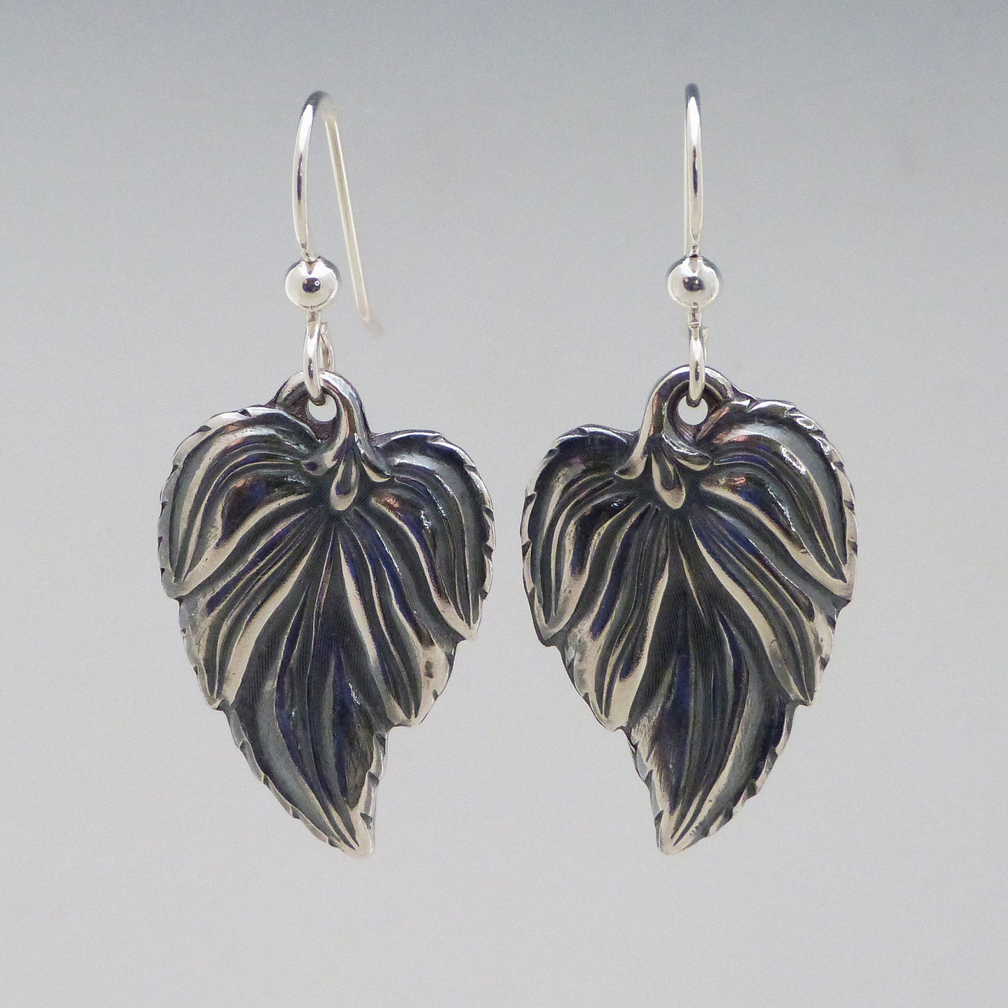 Grape Leaf Earrings