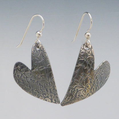 Large Hearts Iron Fence Pattern