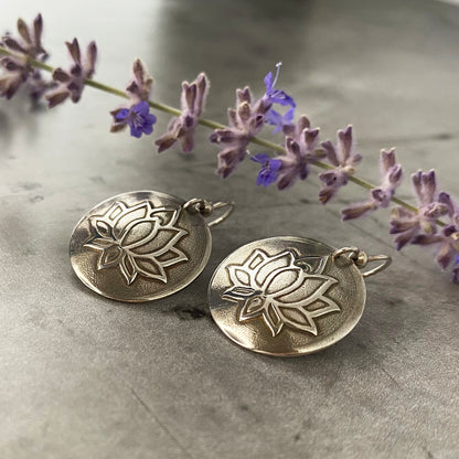 Lotus Blossom Earrings