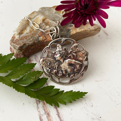 French Art Nouveau Fairy Necklace