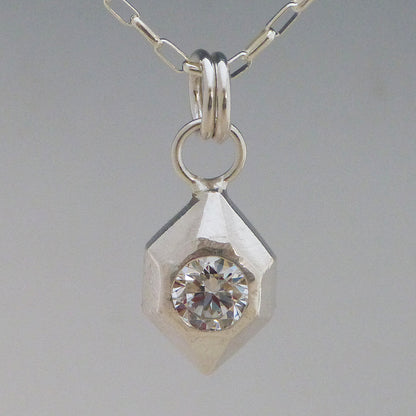 Geometric Gemstone Necklace