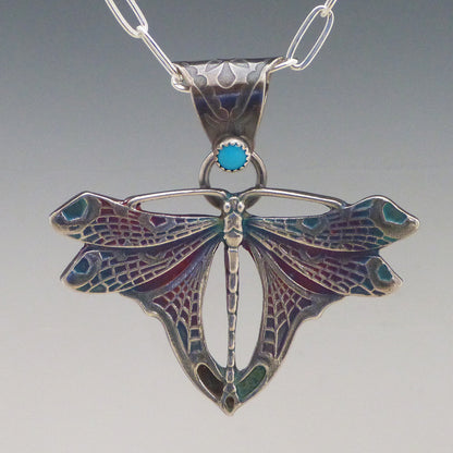 Turquoise Mayfly Necklace