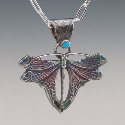 Turquoise Mayfly Necklace