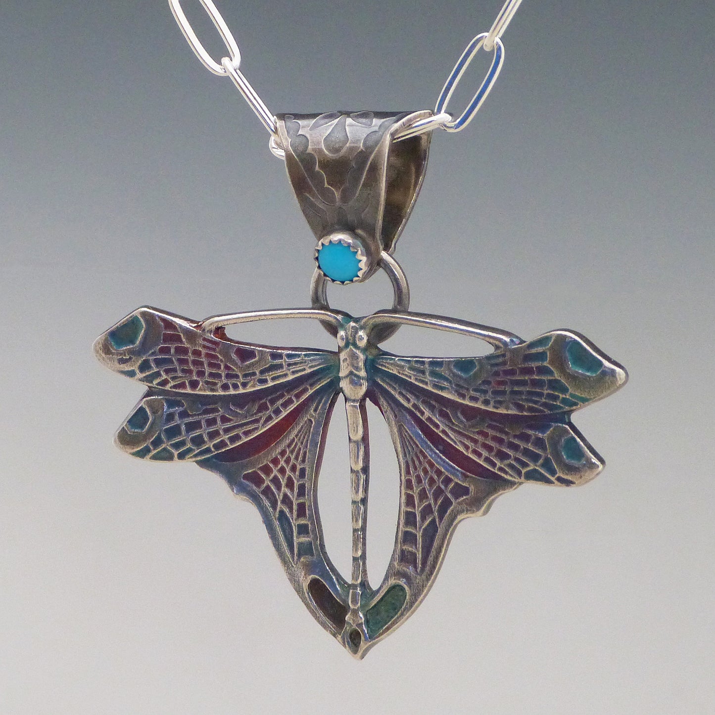 Turquoise Mayfly Necklace