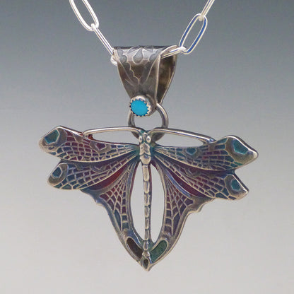 Turquoise Mayfly Necklace