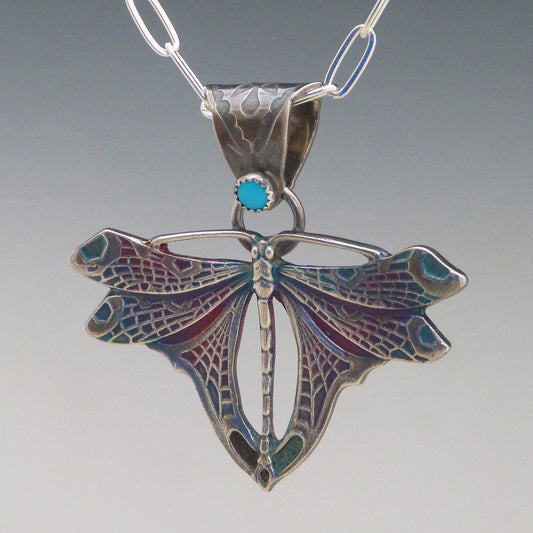 Turquoise Mayfly Necklace