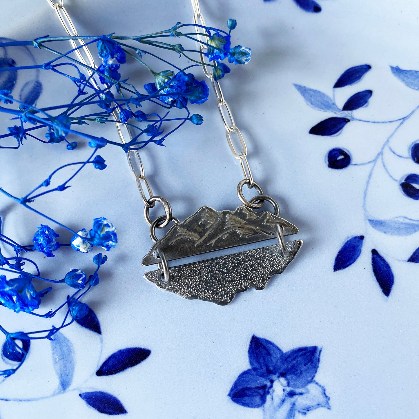 Mountain Reflection Necklace Small