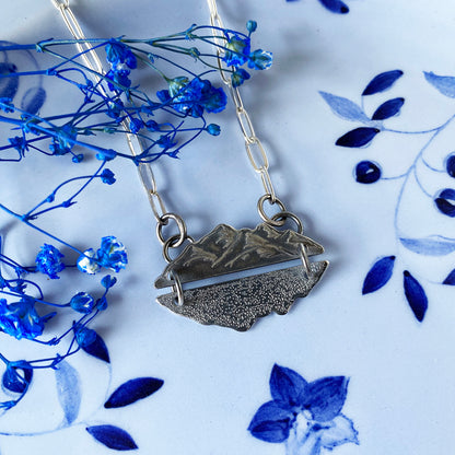 Mountain Reflection Necklace Small