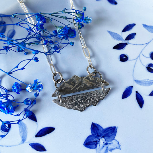 Mountain Reflection Necklace Small