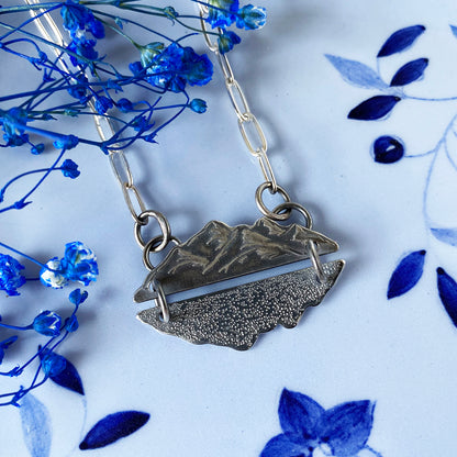 Mountain Reflection Necklace Small