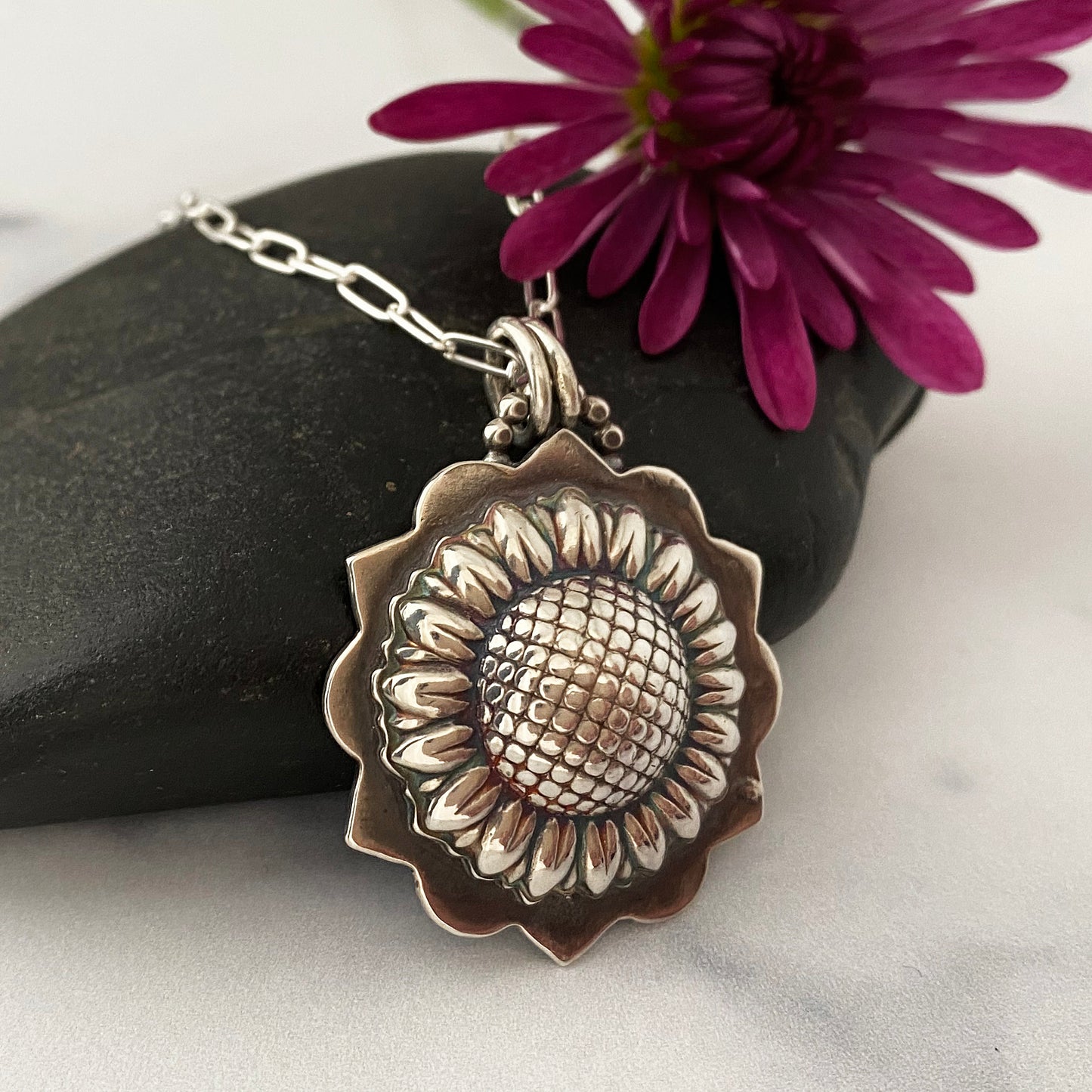 Sunflower Necklace