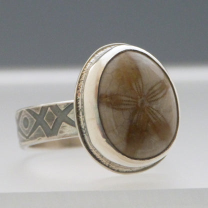 Fossil Starfish Ring