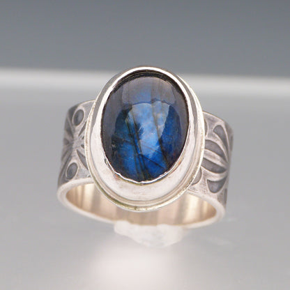 Labradorite Gemstone Ring