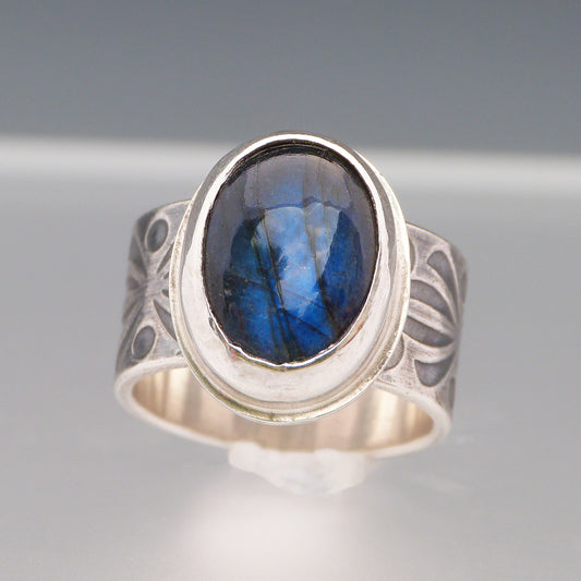 Labradorite Gemstone Ring