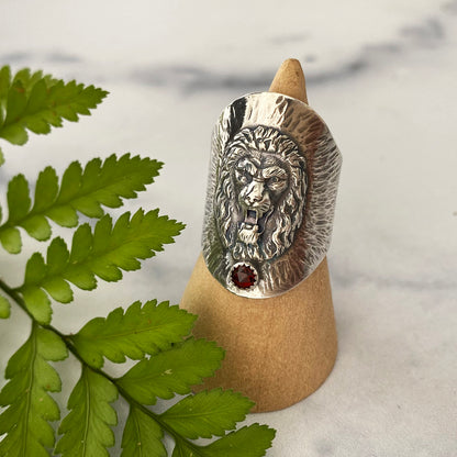 Lion Saddle Ring