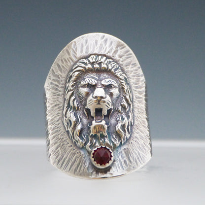 Lion Saddle Ring