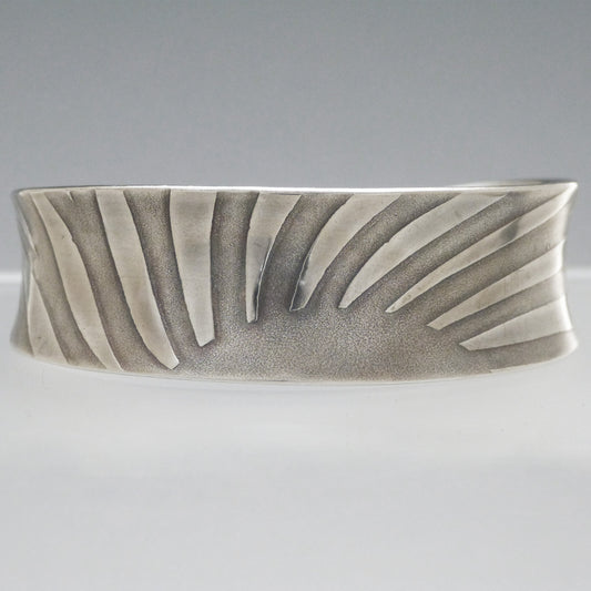 Sterling Sunrise Patterned Cuff
