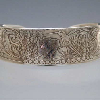 Hummingbird Cuff Bracelet