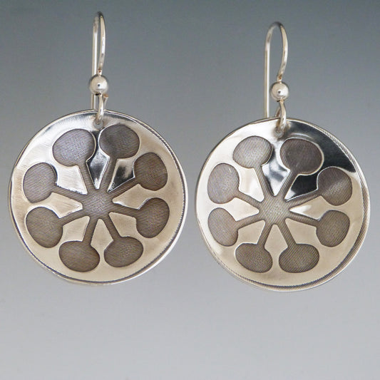 Silver 1970's Vibe Earrings