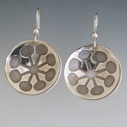 Silver 1970's Vibe Earrings