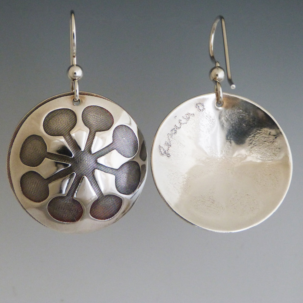 Groovy Silver Earrings