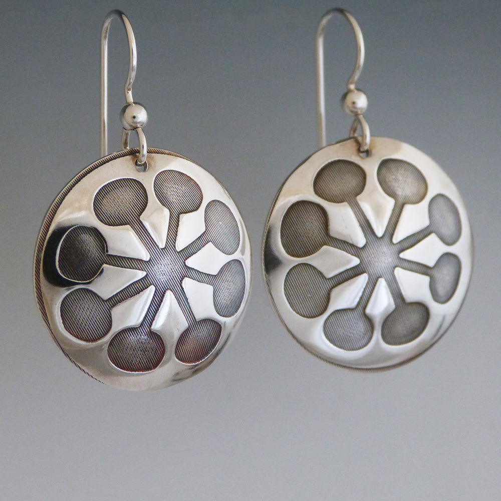 Groovy Silver Earrings