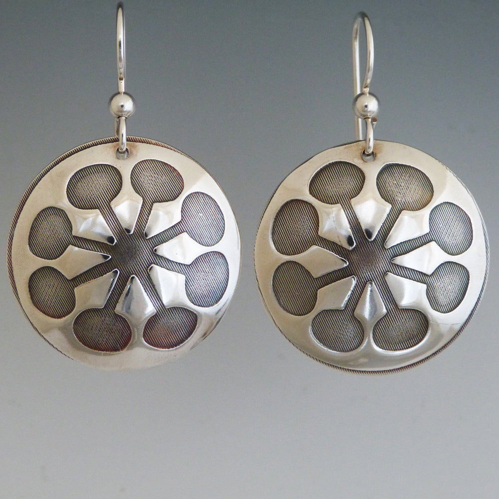 Groovy Silver Earrings