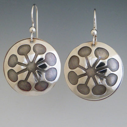 Groovy Silver Earrings