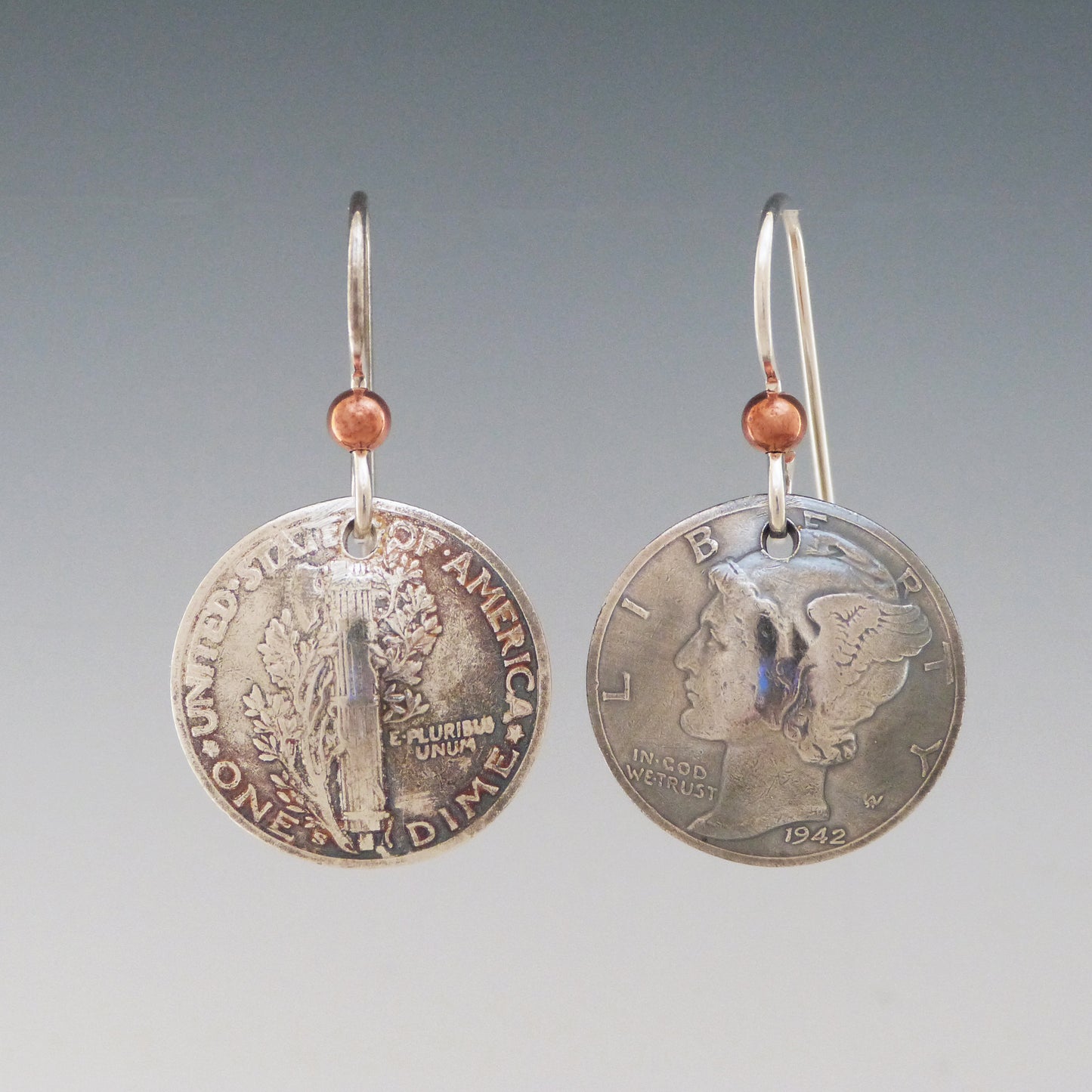 Mercury Dime Earrings
