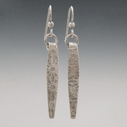 Roll Printed Textured Earrings