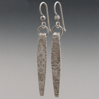 Roll Printed Textured Earrings