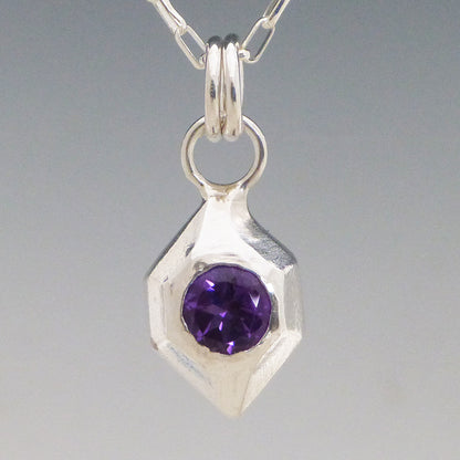 Geometric Gemstone Necklace