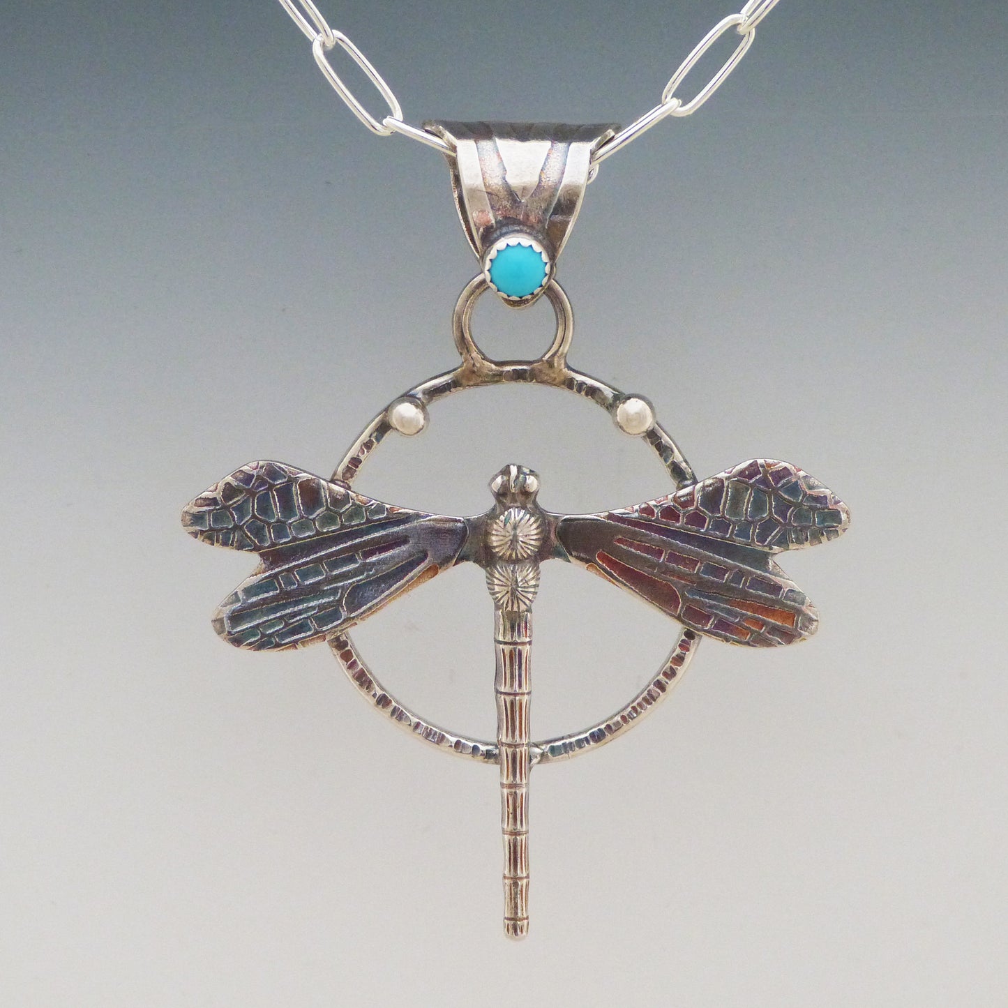 Turquoise Dragonfly Necklace