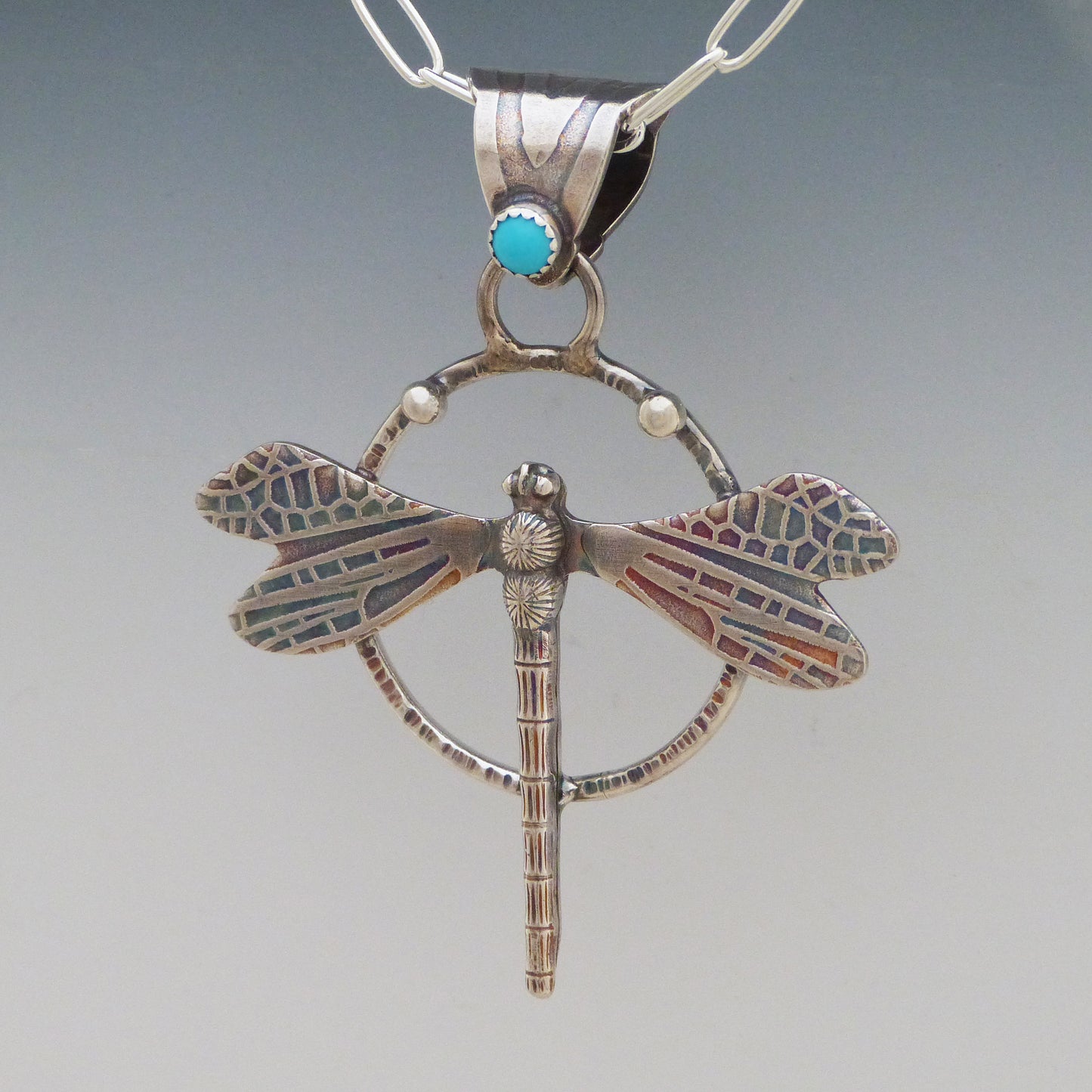 Turquoise Dragonfly Necklace