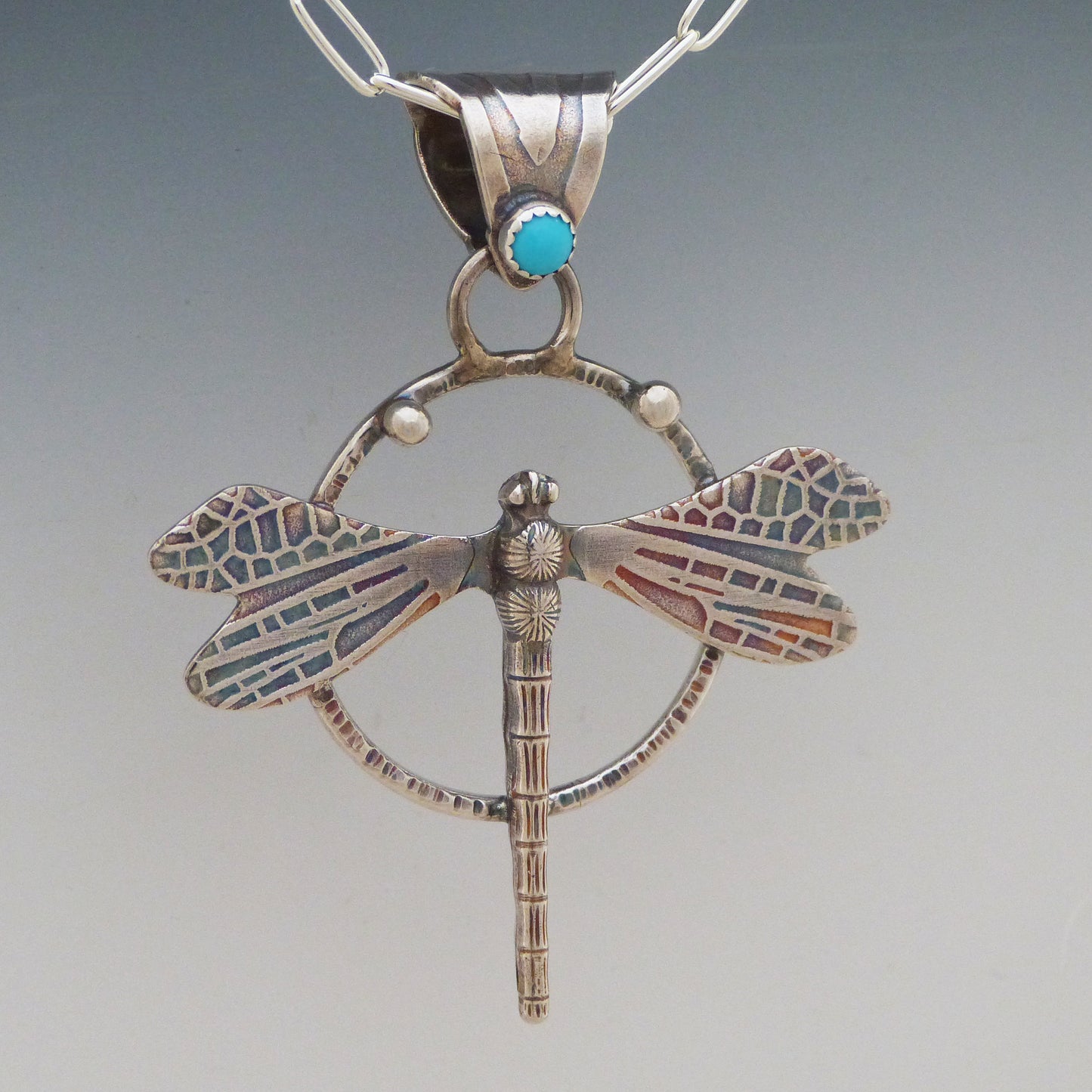 Turquoise Dragonfly Necklace